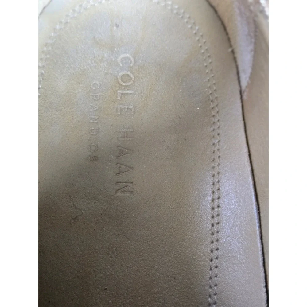 Cole Haan Grand OS 13MTan Brown‎ Leather Split Toe Derby Dress Shoes
